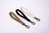 Clutch Strap Replacement Purse Strap - Canvas Wrist Strap for Wallet, Clutch, Pouch - Beige/Black/Brown (Brown)