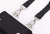 Crossbody Cell Phone Bags Waterproof-Casual Water Resistant Nylon Waist Phone Purse Pouch (Black)