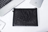 Nylon Mesh Zipper Bag Multifunctional Travel Organizer Pouch Document File Pouch -3 Sizes Karitco (7.5 in ×5.3 in)