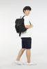 Karitco Cotton Canvas with Leather Casual Rucksack (Black)