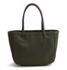 Karitco Plain Waterproof Nylon Tote with Top Handles (Army Green)