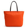 Karitco Plain Waterproof Nylon Tote with Top Handles (Orange)