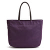 Karitco Plain Waterproof Nylon Tote with Top Handles (Purple)