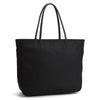 Karitco Plain Waterproof Nylon Tote with Top Handles (Black)