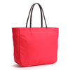 Karitco Plain Waterproof Nylon Tote with Top Handles (Rouge Red)