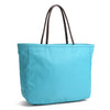 Karitco Plain Waterproof Nylon Tote with Top Handles (Light Blue)