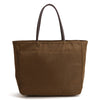 Karitco Plain Waterproof Nylon Tote with Top Handles (Coffee)