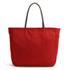 Karitco Plain Waterproof Nylon Tote with Top Handles (Iron Red)