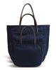 Karitco Plain Waterproof Nylon Tote with Top Handles (Navy Blue)